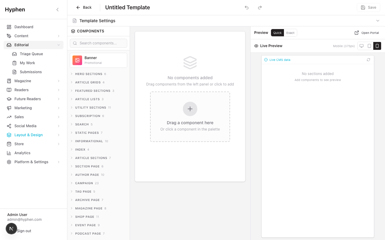 Template Canvas Editor